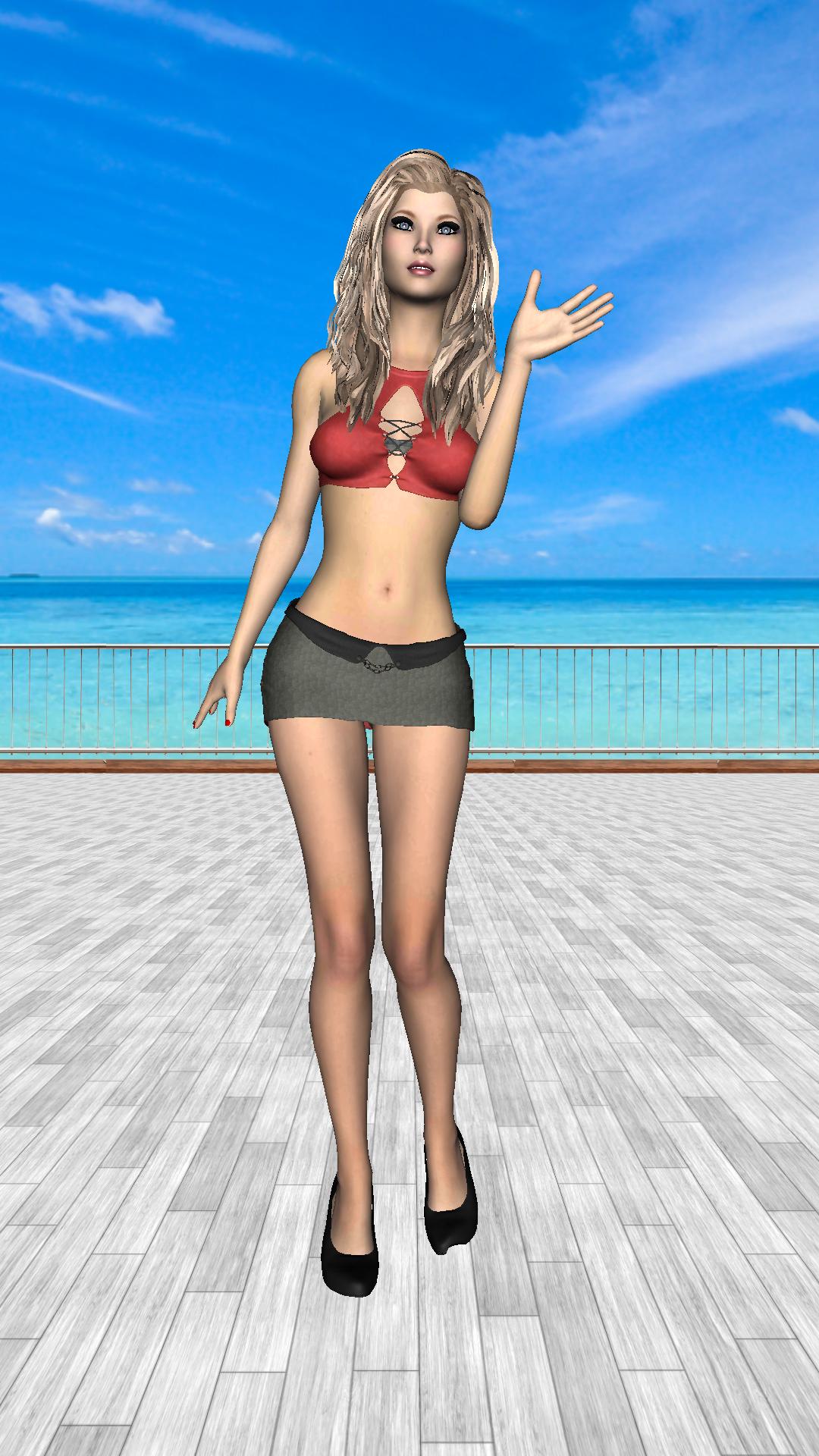 FREE Virtual Girlfriend - Sexy Hot Dress Up Girl ポ ス タ.