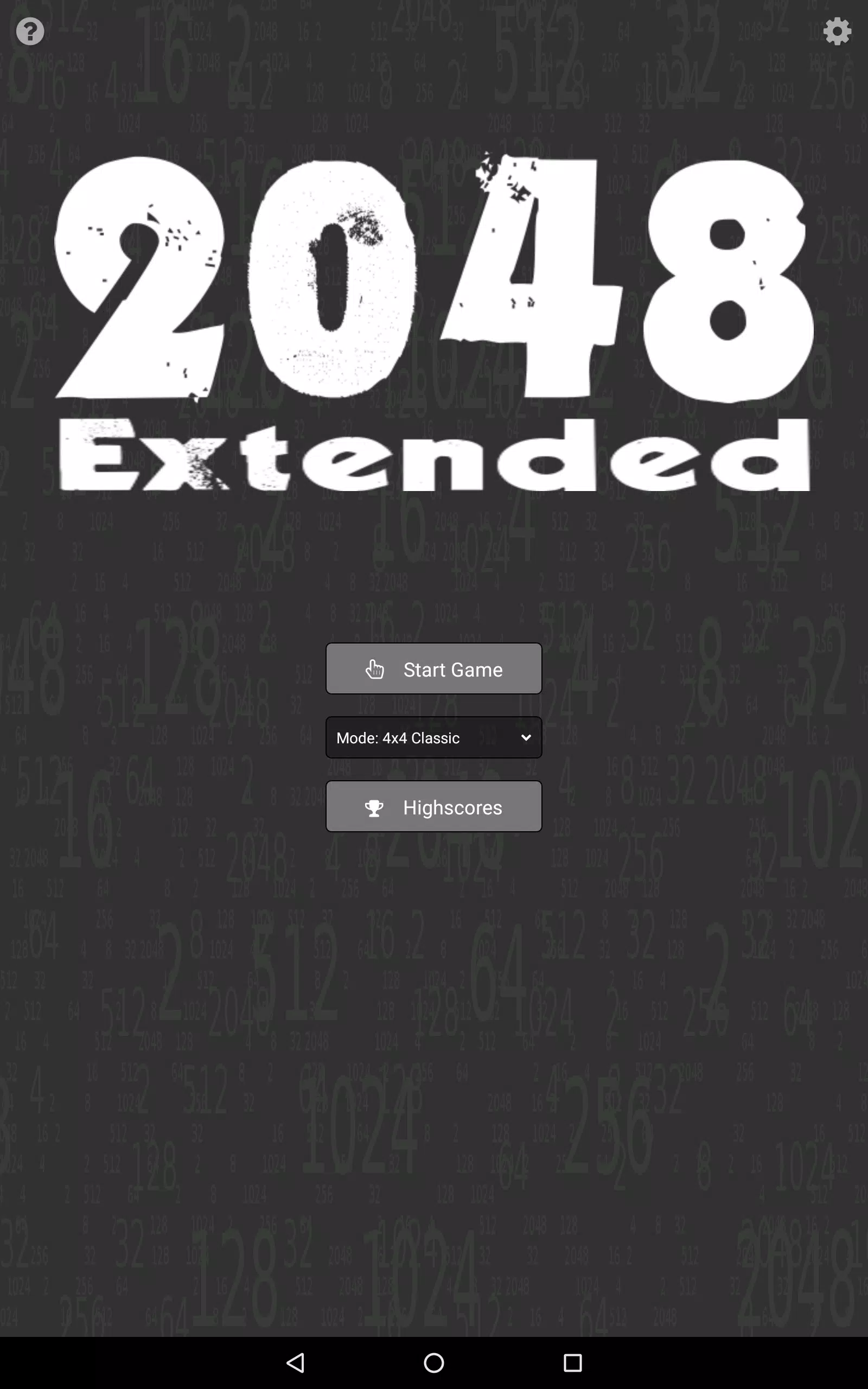 2048 EXTENDED + TV Game for Android - Download