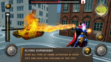 Flying Superhero - Mission City Rescue capture d'écran 1