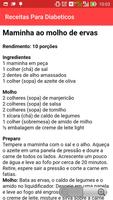 Receitas Para Diabéticos 스크린샷 1