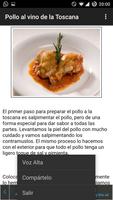 Recetas de Pollo स्क्रीनशॉट 3