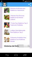Recetas Para Diabéticos GRATIS تصوير الشاشة 2