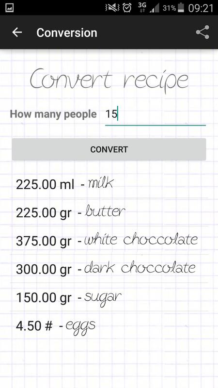 Recipe Converter For Android Apk Recipe Converter Screenshot 4