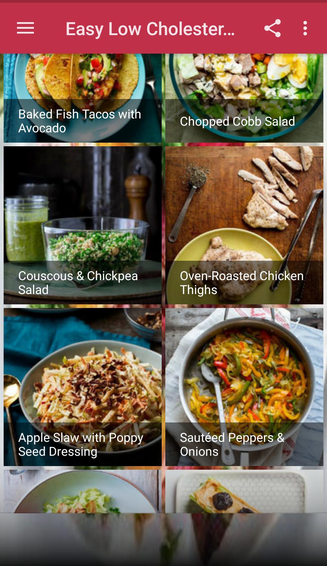 Easy Low Cholesterol Recipes Easy Low Cholesterol Recipes