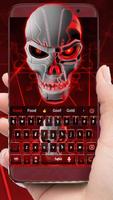 Bleeding Skull Keyboard Theme 스크린샷 1