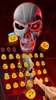 Bleeding Skull Keyboard Theme スクリーンショット 2
