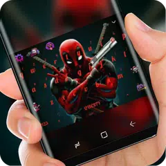 download Red ninja Keyboard Theme APK