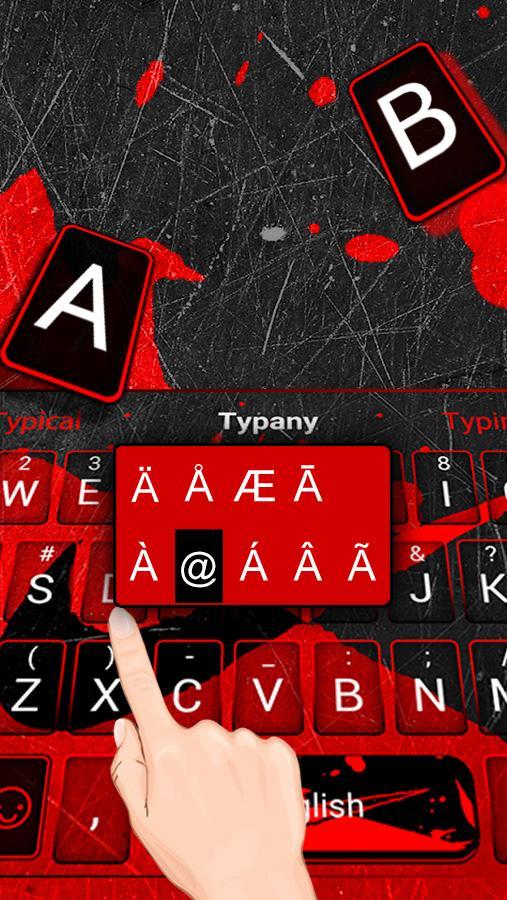 Descarga de APK de Tema de teclado Nike rojo y negro para Android