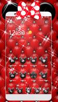 Red Minny Leather Theme Affiche