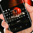Red Apple Keyboard White Silk icon