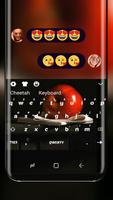 Red Apple Keyboard White Silk poster