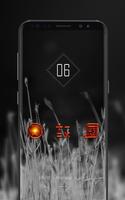 Red Burning Metal Icon Pack capture d'écran 1