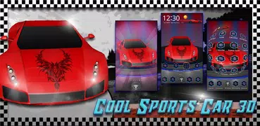 Cool Red Sports Car 3D