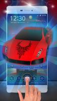 Refroidir 3D Red Sports Car capture d'écran 2