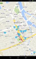 Fukuoka City Wi-Fi 拠点マップ โปสเตอร์