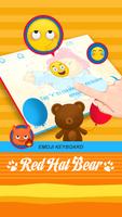 Red Hat Bear Theme&Emoji Keyboard स्क्रीनशॉट 3