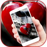 Red Heart Lock Eternal Theme