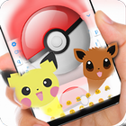 Red Pokemon Elf Ball آئیکن