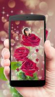 Red rose dream bubble theme 截图 1