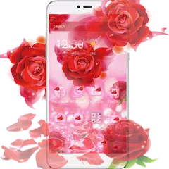 Romantic Love Rose Theme