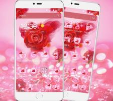 Romantic Love Rose Theme 포스터