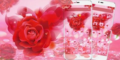 Romantic Love Rose Theme Ekran Görüntüsü 3