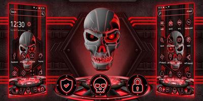 Tech Red Blood Skull screenshot 3