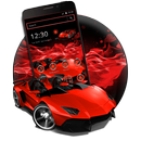 Motyw Red Speed ​​Car aplikacja