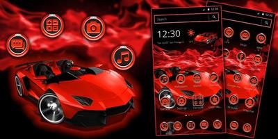 Red Speed Car Theme screenshot 3