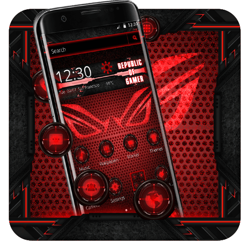 Red Tech Gamer Theme