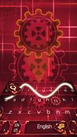red gear machine keyboard white future circuit screenshot 1