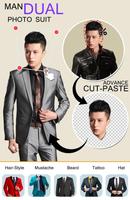 Photo Editor : Man Dual Suit Photo Editor 2018 Ekran Görüntüsü 3