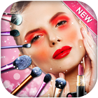 3D Woman Makeup Salon Editor 2018 icône