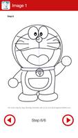Learn To Draw Doraemon capture d'écran 3