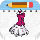 Learn To Draw Girls Dresses Zeichen