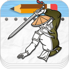 Learn To Draw Shadow Heroes Game أيقونة
