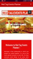 Red Tag Events Planner Affiche