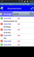 easyTeamOrganiser Free screenshot 2