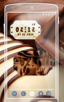 Chocolate Widget Clock capture d'écran 1