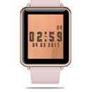 Copper Metal Widget Clock APK