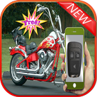 Remote control motorcycl alarm icône