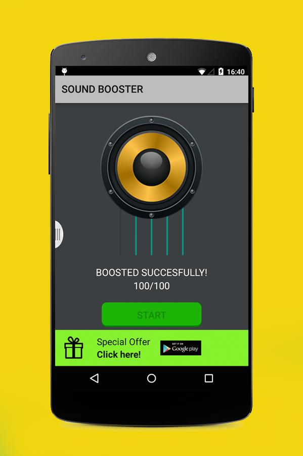 Soundbooster. Sound Booster.