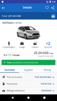 Rentalcars - car rental APP capture d'écran 1