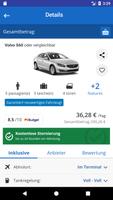 پوستر Mietwagen App. Autovermietung Preisvergleich