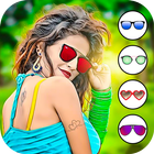 Woman Sunglasses Photo Editor simgesi