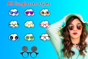 Woman Sunglasses Photo Editor imagem de tela 3