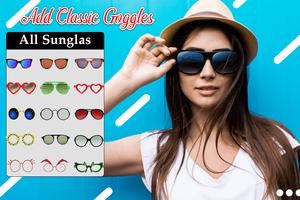 Woman Sunglasses Photo Editor imagem de tela 2