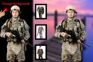 Army Photo Suit Montage ảnh chụp màn hình 1