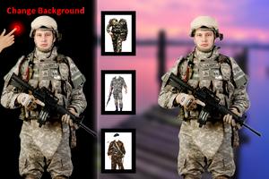 Army Photo Suit Montage syot layar 1