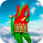 Indian Dress Photo Suit icon